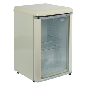 Nouveau design 55 76L vitrine rétro réfrigérateur porte en verre vin boisson affichage Mini congélateur ménage <span class=keywords><strong>petit</strong></span> rétro réfrigérateur - Product Image 3