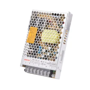 LRS-150-48 светодиодный драйвер MWISH 3.1A 48 В 150 Вт, блок питания 150 Вт, Импульсный блок питания