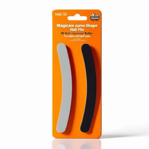 Magicare Curve Shape Nail <b>File</b> 80 Grit Professional Buffer For Salon And Self Care - Product Image 3