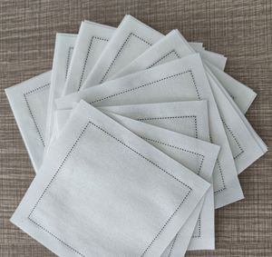 <b>White</b> Folded Floral Placemats Cotton Napkins Dining <b>Coasters</b> for Wedding - Product Image 1