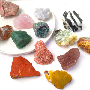 B2B/B2C vérifié guérison spirituelle soulager le Stress fraise Quartz Prehnite cristal poli Multi matériel <span class=keywords><strong>pierre</strong></span> brute pour cadeau - Product Image 1