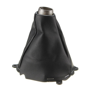 Honda Civic 06-12 Leather Gear <b>Shift</b> Boot Black Manual Transmission Cover 77298-SNX-A01ZB - Product Image 3