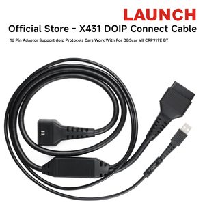 Câble de connexion LAUNCH X431 DOIP, adaptateur 16 broches, câble de diagnostic pour DBScar VII CRP919E BT - Product Image 1