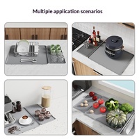 Tapis de protection multifonctionnel en silicone antidérapant pour machine à café, résistant à la chaleur, pour best-sellers