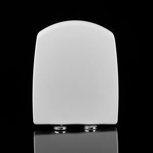 Siège de toilette carré moderne UF à fermeture douce, couvercle de cuvette <span class=keywords><strong>WC</strong></span> en duroplast blanc pour salles de bain de luxe - Product Image 2