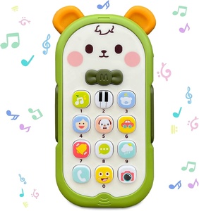 Phone Music Baby Sound Toys para bebés de 12 a 18 meses, versión en inglés, teléfono para bebés con luces y melodías - Product Image 1