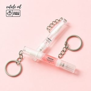 Venta al por mayor: Tubo vacío de 1ml, 1.5ml, 3ml para aceite de cutículas con tapa de rosca, llavero portátil, bolígrafo de uñas con etiqueta privada. - Product Image 1