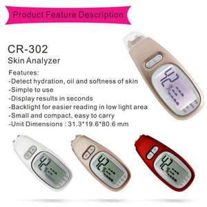 Hydration Detector Machine Moisture and Oil Facial Skin <b>Tester</b> Portable Digital Home Use Skin Analyzer - Product Image 4