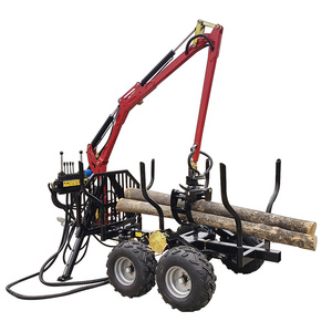 Tractor y grúa de troncos a gasolina, remolque de troncos ATV para uso doméstico <span class=keywords><strong>forestal</strong></span> y granja, nueva condición usada disponible - Product Image 5