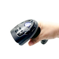 Lecteur de codes-barres portable JINGXIN, visuel, vert, mode 2.4G Bluetooth, voyant LED, scanner de codes sans fil pour comptoir de magasin
