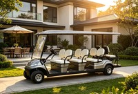 A617.6+2 Vehículo Eléctrico de 8 Plazas para Servicio de Transporte en Golf, para Operación Diaria en Bases de Estudios y Excursiones