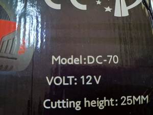 Jordon DC-70 şarj edilebilir yuvarlak bıçak kesme makinesi ile 100% bakır kablosuz uygun 80% enerji tasarrufu uzun ömürlü - Product Image 6