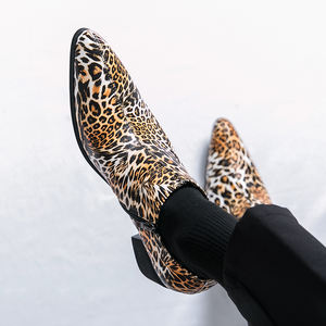 <span class=keywords><strong>Italie</strong></span> design de mode hommes chaussures pour mariage léopard sans lacet talons hauts chaussures de danse élégantes grande taille 46 marque usine <span class=keywords><strong>pas</strong></span> <span class=keywords><strong>cher</strong></span> - Product Image 6