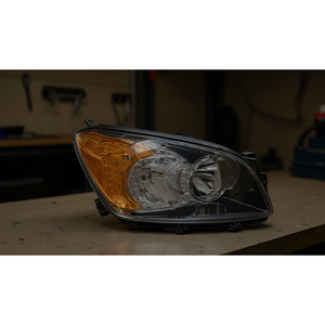 Faro Halógeno para 09-12, Lado Derecho, Negro, Repuesto, Sistema de Iluminación Automotriz, 12V, Nuevo, Compatible con OEM, P1003 - Product Image 1