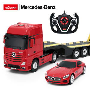 <span class=keywords><strong>RASTAR</strong></span> - Camión RC Eléctrico Mercedes-Benz con Licencia Oficial, Escala 1:26, 2.4G, con Coche a Escala 1/24 y Luces, Juguete para Niños, Regalo - Product Image 4