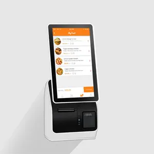 15.6 Inch Aan De Muur Gemonteerde Betaalkiosken Touchscreen Kiosk Pos Machine Zelfbestellende Betaling Kiosk Self Service Kassa