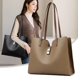 New Designer Fashion Handbag Women Large Capacity Tote Ladies Hand <b>Bags</b> <b>Soft</b> PU <b>Leather</b> and Handbags New Elegant Shoulder <b>Bag</b> - Product Image 2