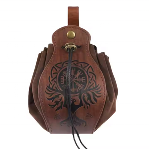 Cinturón de cintura Medieval de animales míticos, bolsa de juego de rol con remaches Retro, regalo RPG DND, bolsa de dados con cordón para hombres y mujeres, Cosplay - Product Image 1