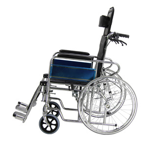 Fauteuil roulant manuel entièrement inclinable, pliable et léger, avec fonction toilette, pour personnes âgées et handicapées - Product Image 2
