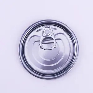 TFS Easy Open Lid 83mm 307 Round Pull Ring Canning Lids For Meat Food Sliver Easy Open Ends