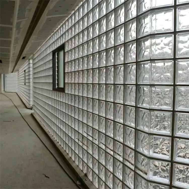 Clear Solid Glass Bricks Tiles Decorative Wall Glass Blocks Manufacturer Glass Brick