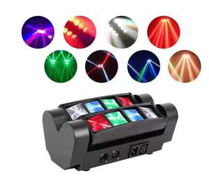 Sıcak satış 8 gözler örümcek ışın hareketli kafa ışık yüksek güç ışın hareketli ışık DMX512 sahne ışık KTV - Product Image 4