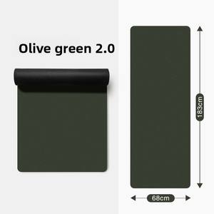 เสื่อโยคะ PU ทนต่อการฉีกขาด 183 ซม. หนาขึ้น ดูดซับแรงกระแทก กันลื่น กันเสียง พร้อมเส้นบอกท่าทาง สำหรับออกกำลังกายที่บ้าน - Product Image 6