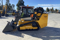 Promotion : Chargeuse compacte sur pneus 378C, diesel, 61,3 kW, 4500 kg de force de levage élevée, godet de 0,5 m³, conception compacte, pour travaux agricoles