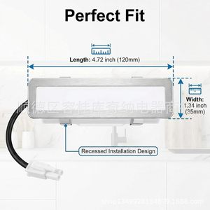Luz LED Rectangular Universal de 120x33mm, DC12V, para Piezas de Campana Extractora, Tipo de Succión Lateral de Aleación de Aluminio - Product Image 3