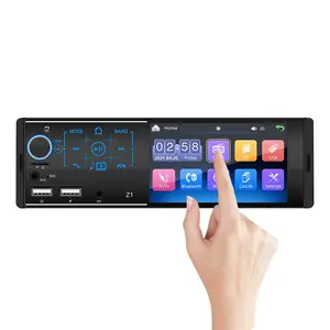 Reproductor Multimedia de Radio para coche, reproductor de Audio estéreo con doble puerto USB, MP3, MP4, MP5, Universal