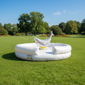 WINSUN Nuevo Juego Inflable Mecánico de Rodeo con Tiburón, Juegos Inflables para Fiestas en Venta - Product Image 1