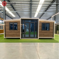AS/NZS Standartlarında Modern Rüzgar Geçirmez Su Geçirmez Genişletilebilir Konteyner Ev Yalıtımlı 20ft Prefabrik Modüler Ek Bina