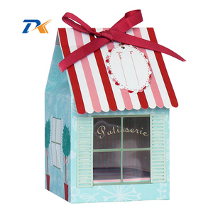 Wholesale Small Pack Lovely House Shaped Custom Cupcake Gift Boxes