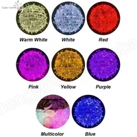 Guirlande lumineuse en forme de boule de rotin LED personnalisable-Guirlande extérieure étanche pour mariage, fête de Noël et événement décoratif