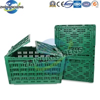 Caisse agricole de qualité commerciale 600x400x140mm-Système de nid de pile perforé pour le stockage des fruits