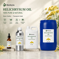 Fournisseurs d'huiles essentielles, huile de fleurs d'immortelle italienne 100% pure non diluée, distillée à la vapeur, pour les soins de la peau, huile essentielle d'Helichrysum