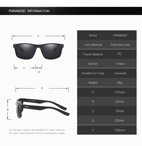 Gafas de Sol DUBERY PARANOID Unisex UV400 Polarizadas, Productos de Tendencia 2026, Novedades, Doradas, Transparentes, Blancas, para Adultos - Product Image 4