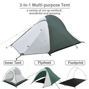 Quatre saisons glamping extérieur étanche 2 personnes trekking camping écran tente - Product Image 6