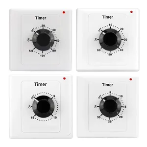 15A facile à utiliser, interrupteur de minuterie mécanique de mise hors tension automatique, contrôleur de compte à rebours de prise murale pour 220v Max. Voltage - Product Image 1