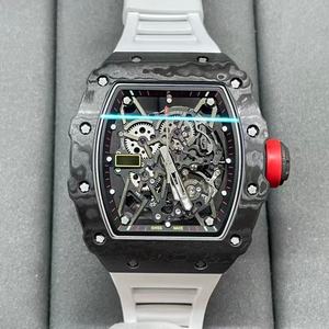 Relojes Tourbillon Mecánicos de Fibra de Carbono de Alta Gama con Forma de Barril, Modernos y de Moda, en Oferta - Product Image 1