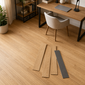 <span class=keywords><strong>Suelo</strong></span> de Vinilo Rosa para Interiores, Tipo Parqué, para <span class=keywords><strong>Baño</strong></span>, Baldosas de PVC Negras Autoadhesivas, Revestimiento Moderno Despegable y Pegable - Product Image 2