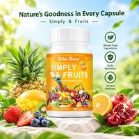 Wins Town OEM Fruit Voedingssupplement Capsules met Volledige Fruitmix Natuurlijke Fruit Ingrediënten Voedingsformule