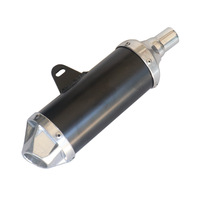 Silencieux d'échappement universel en alliage d'aluminium de 28 mm pour moto tout-terrain ATV KXL BBR modifiée