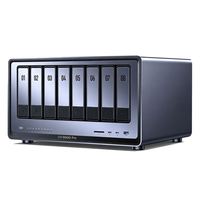 Original Nouveau Ugreen DXP6800 Plus NAS 6 baies, processeur Intel Gold 8505 5 cœurs, 8 Go de RAM DDR5, 1 * 2.5GbE, 2 * M.2 NVMe, 4K, sans disques