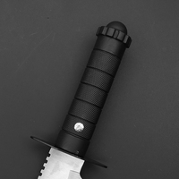 Couteau à lame fixe Meiji en acier 3cr13 haute dureté, manche intégral, pour le bricolage, le camping en plein air et la chasse, OEM disponible, 32 cm