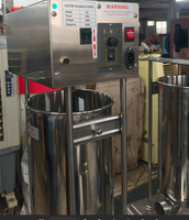 Machine à churros commerciale en acier inoxydable 10L 15L avec 6 moules, machine à fruits latins à vendre