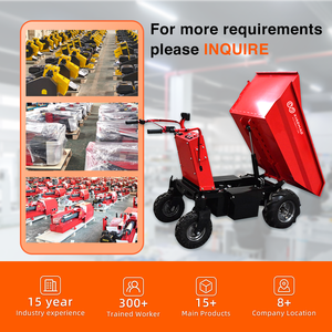 รถตักล้อยางขนาดเล็กสำหรับใช้ในครัวเรือน บรรทุกได้ 500 กก. สำหรับการขนถ่ายสินค้าในลาน/คลังสินค้า ประสิทธิภาพสูง - Product Image 6