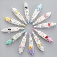 Mignon Correction Graffiti Stylo Décoratif Style Coréen Japonais Kawaii Autocollant Étudiant Correction Bande Stylo