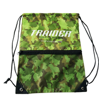 Sac à cordon personnalisé avec logo, en nylon imperméable et polyester réutilisable 210D, sac à dos de sport promotionnel réutilisable