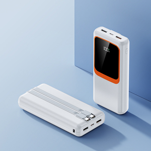 Cargador Portátil de 20000 mAh con Cables Integrados, Cargador de Teléfono de Alta Capacidad, Batería Externa Compacta - Product Image 6